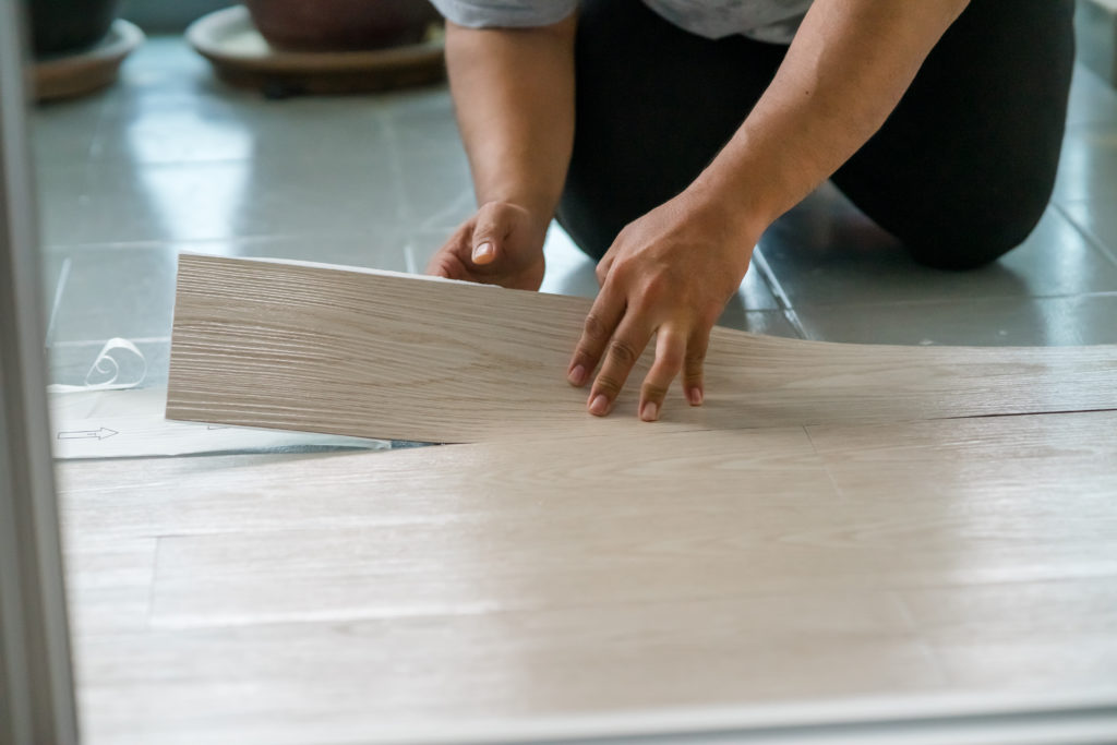 Sticky Vinyl Flooring Cleaning