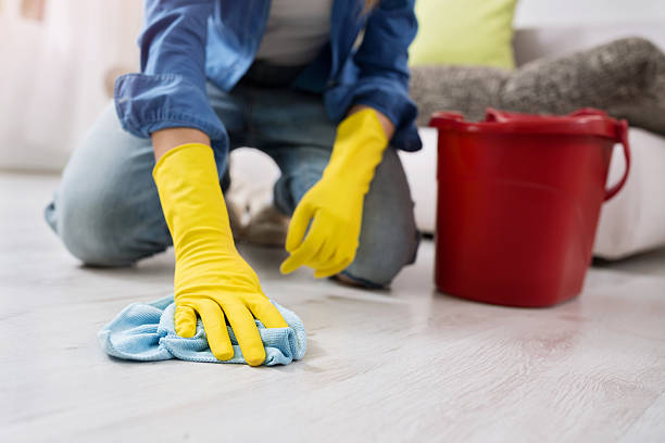 Sticky Vinyl Flooring Cleaning